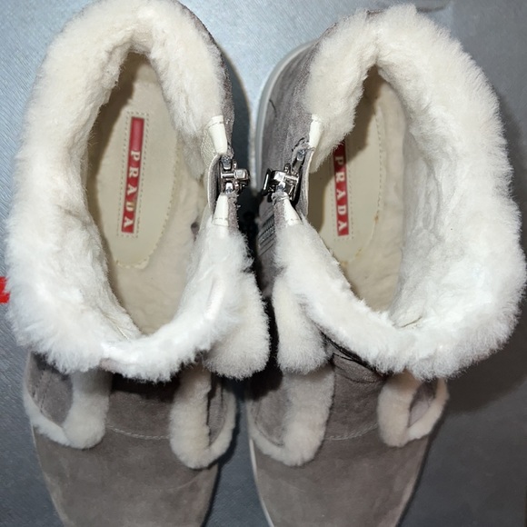 Prada shearling booties - Picture 6 of 8